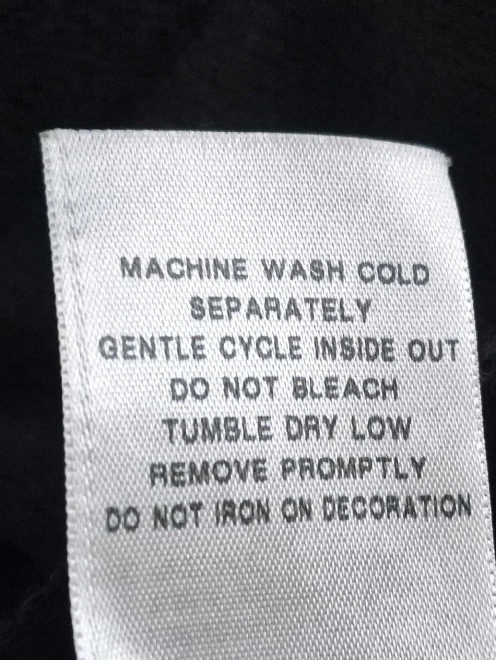 True Religion Distressed Half-Zip Hoodie Sweater Black Medium